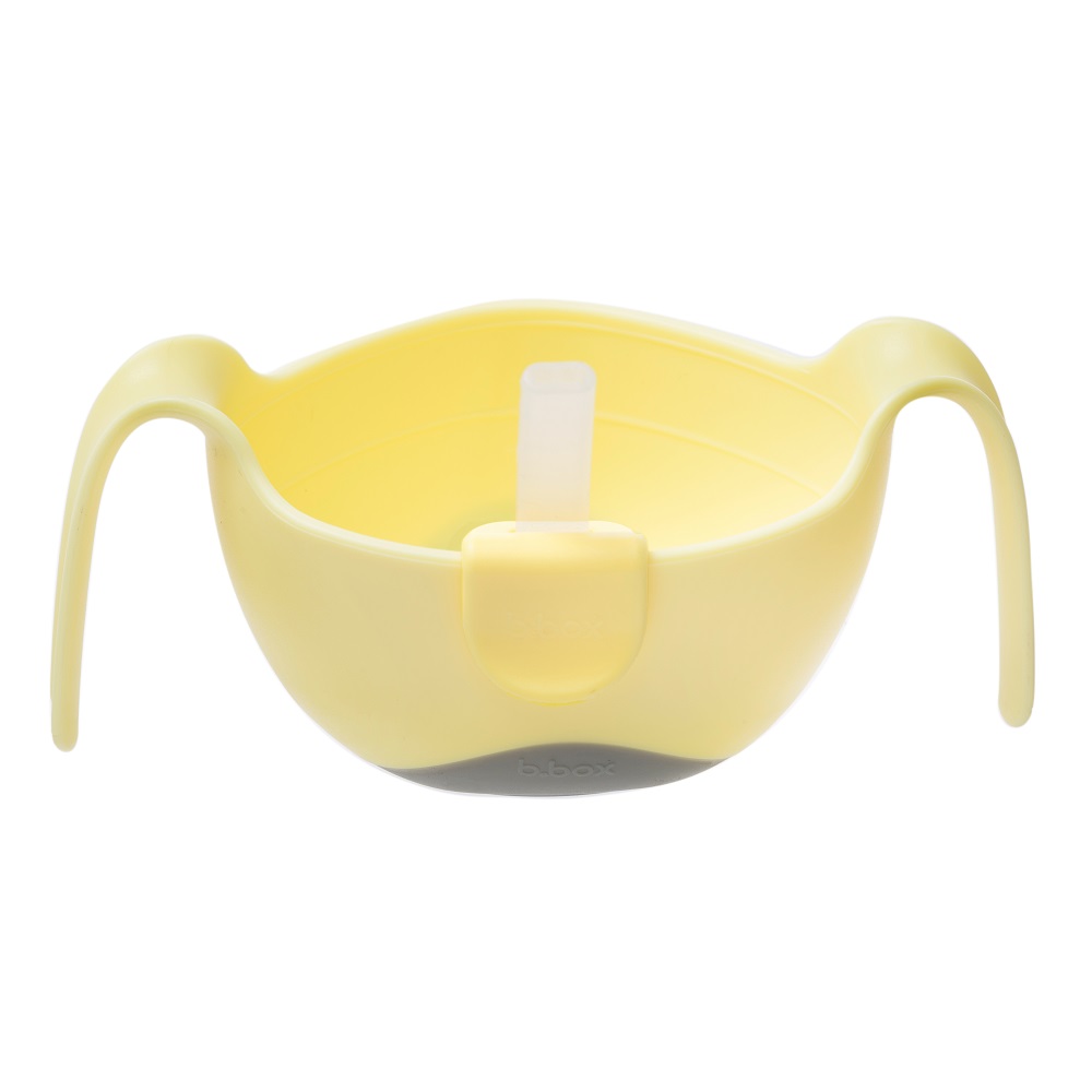 Laste kauss ja toidukarp B.box Bowl and Straw Banana Split