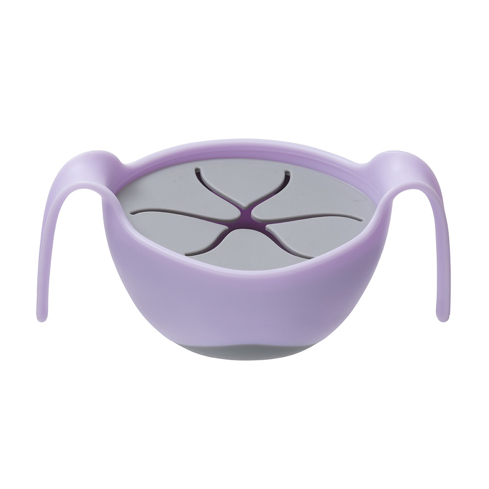 Laste kauss ja toidukarp B.box Bowl and Straw Boysenberry