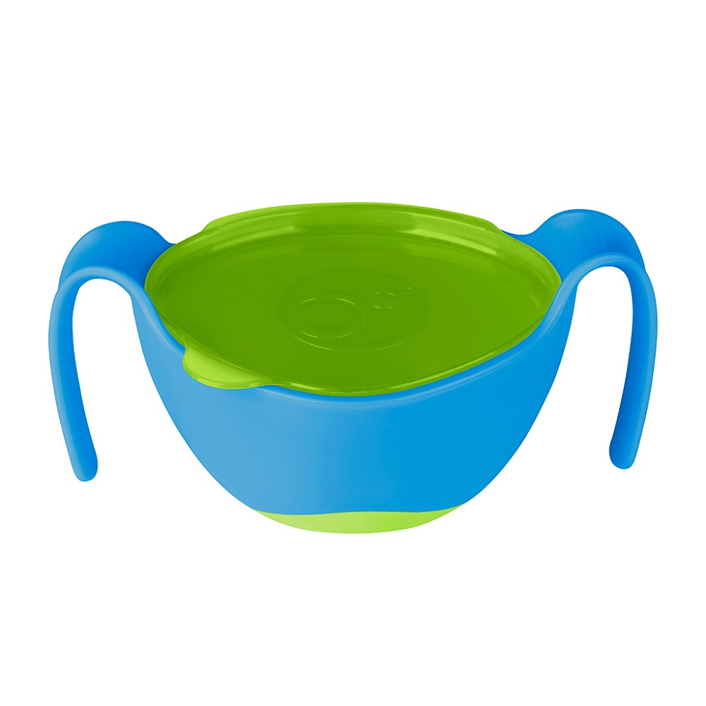 Laste kauss ja toidukarp B.box Bowl and Straw Ocean Breeze