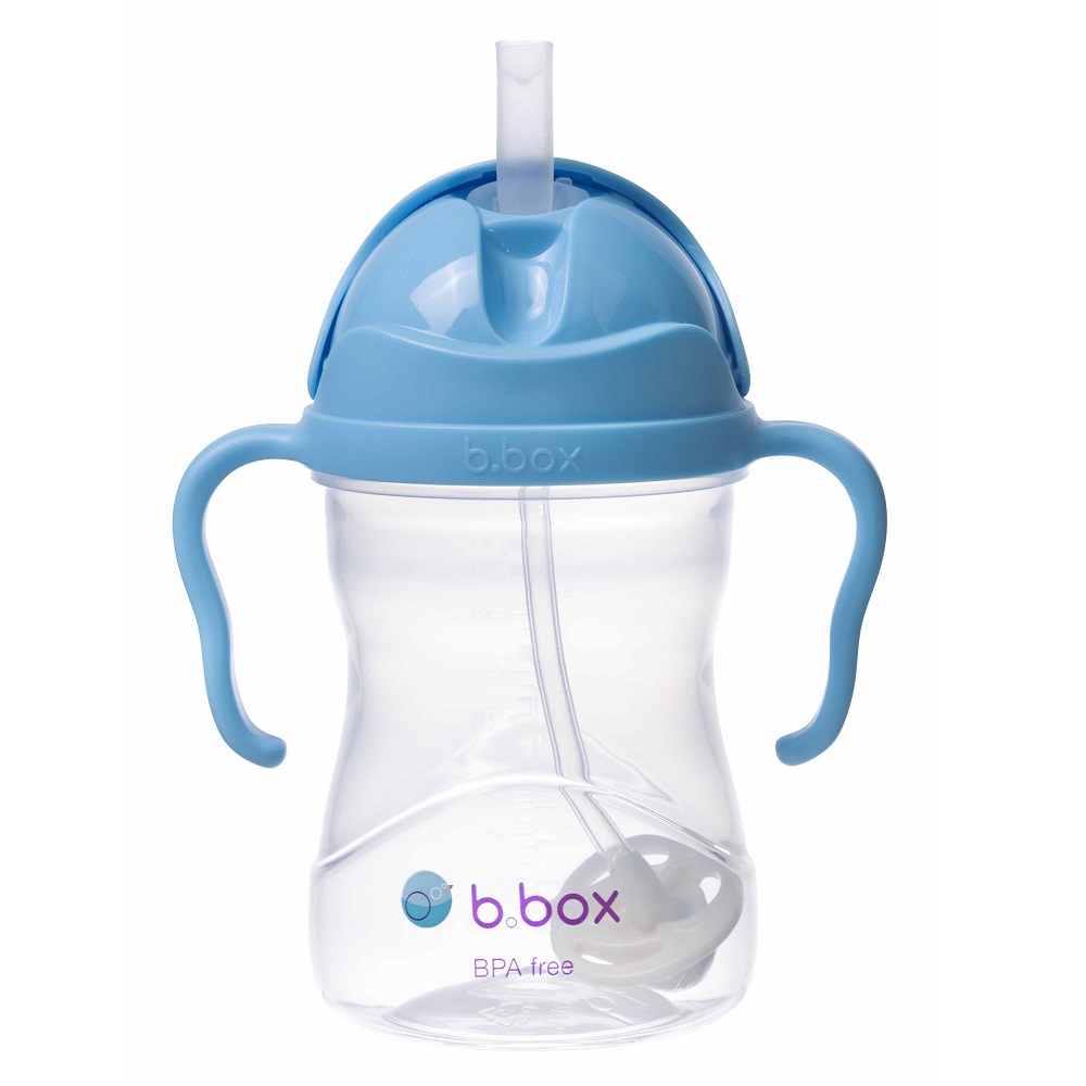 Laste joogipudel kõrrega B.box Sippy Cup Blueberry Sinine