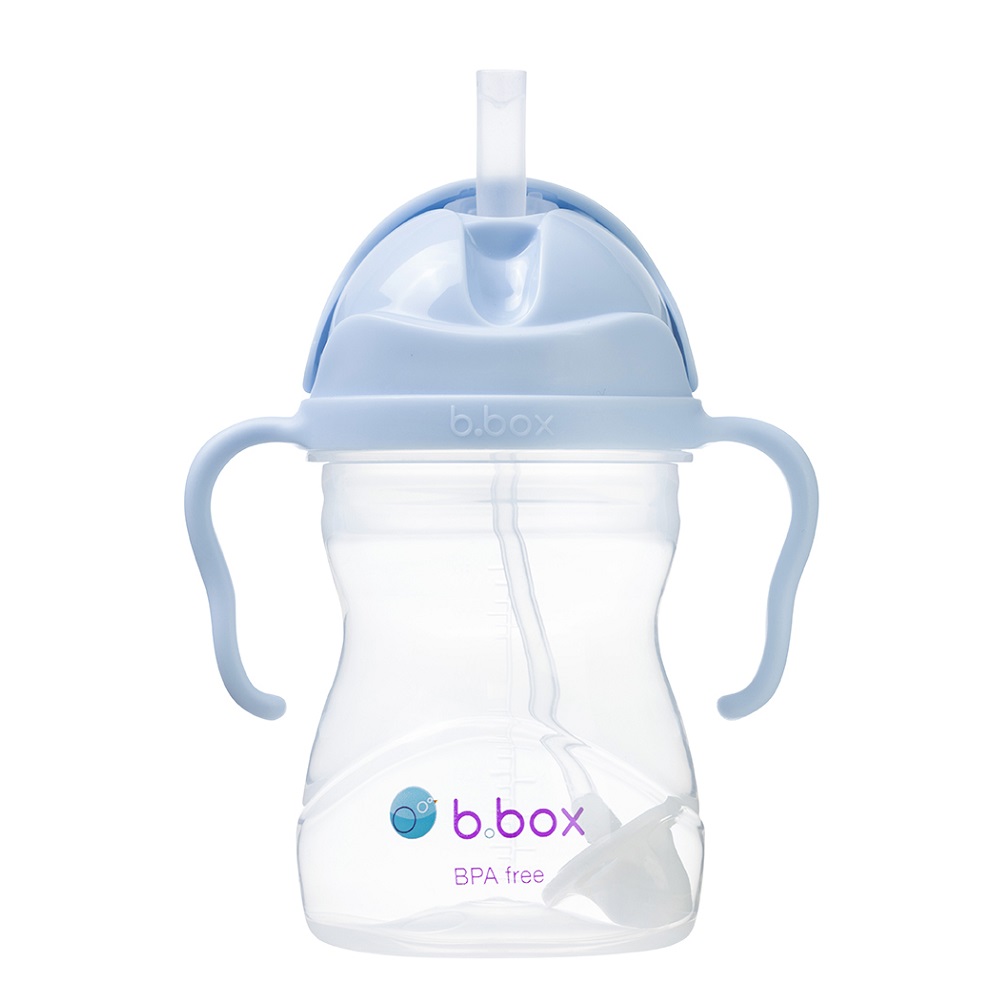 Laste joogipudel kõrrega B.box Sippy Cup Blueberry Bubblegum