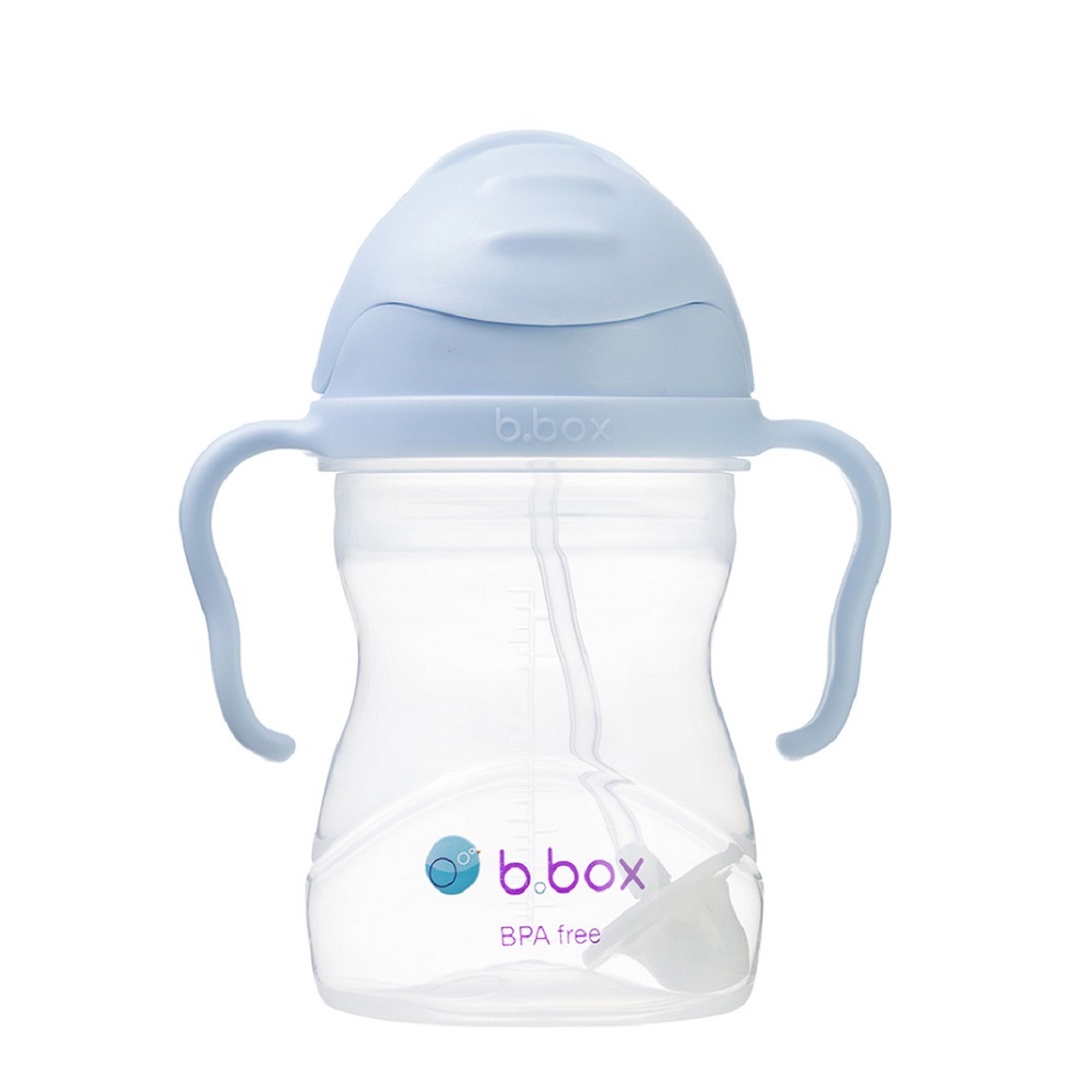 Laste joogipudel kõrrega B.box Sippy Cup Blueberry Bubblegum