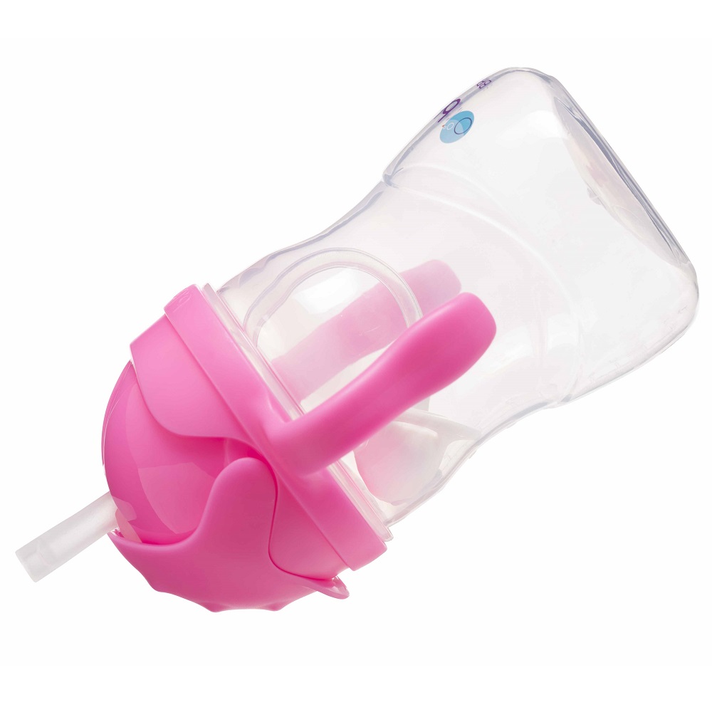 Laste joogipudel kõrrega B.box Sippy Cup Pink Pomegranate Roosa