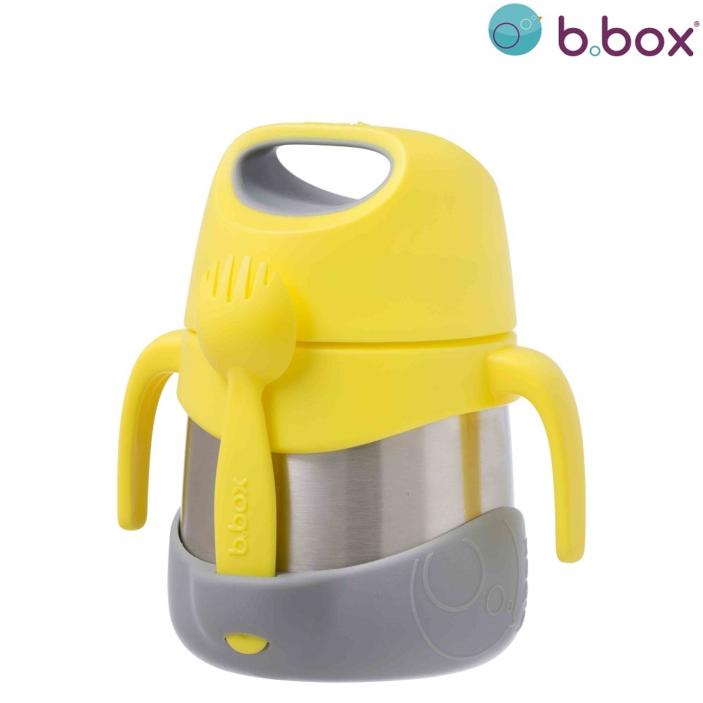 Toidutermos lusikaga B.box insulated Food Jar Lemon Sherbert