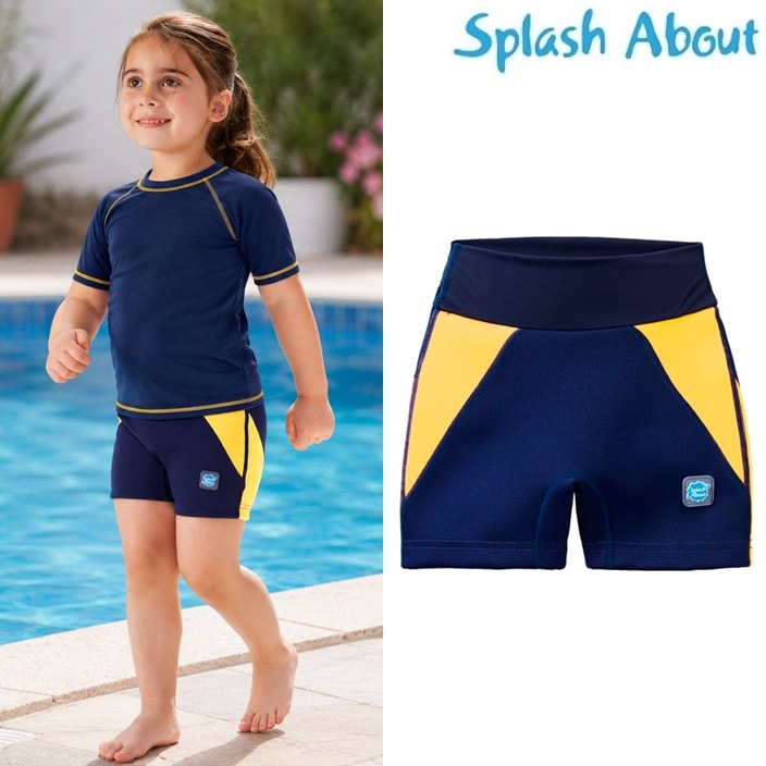 Laste Ujumispüksid - Splash Jammers Navy & Yellow