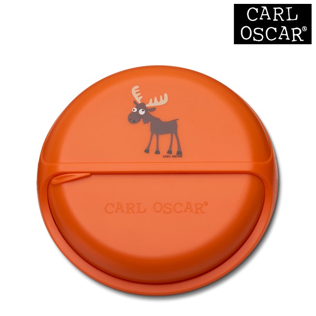 Toidukarp karusselliga Carl Oscar SnackDISC Orange Moose