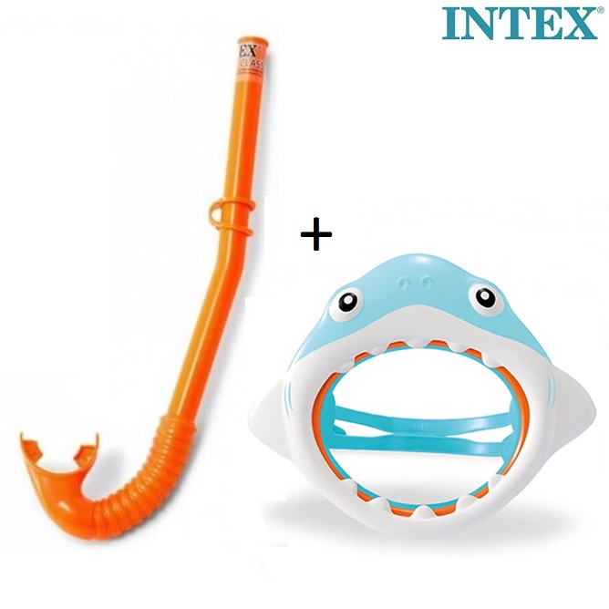Intex Laste Snorgeldamise Komplekt Hai