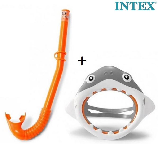 Laste ujumismask ja toru Intex Hai