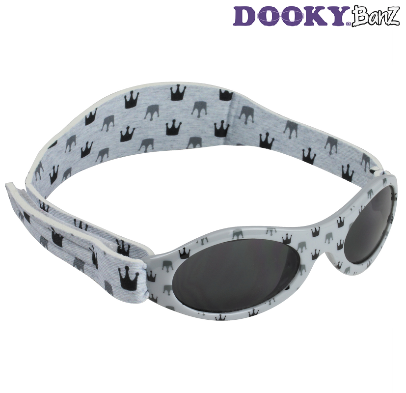 Laste päikeseprillid DookyBanz Grey Crowns