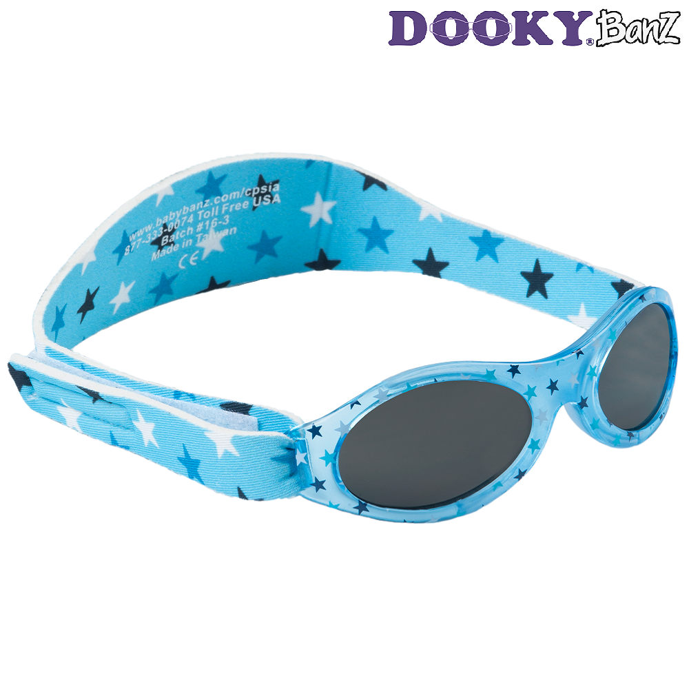 Laste päikeseprillid DookyBanz Blue Stars