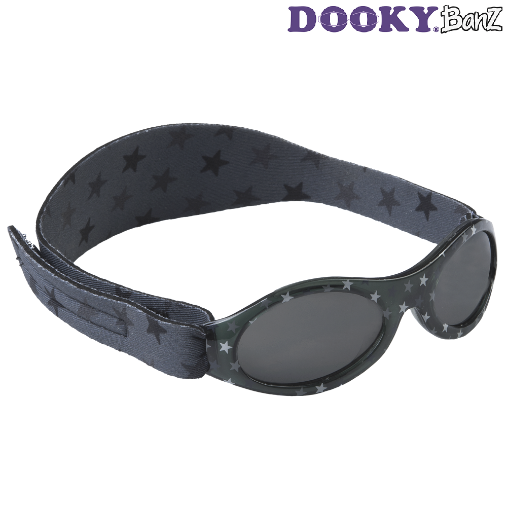 Laste päikeseprillid DookyBanz Grey Stars