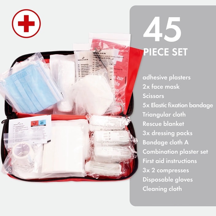 Esmaabikomplekt Autosse - Walser Car First Aid Kit