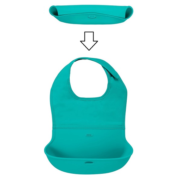 Pudipõll OXO tot Rollup Bib Teal