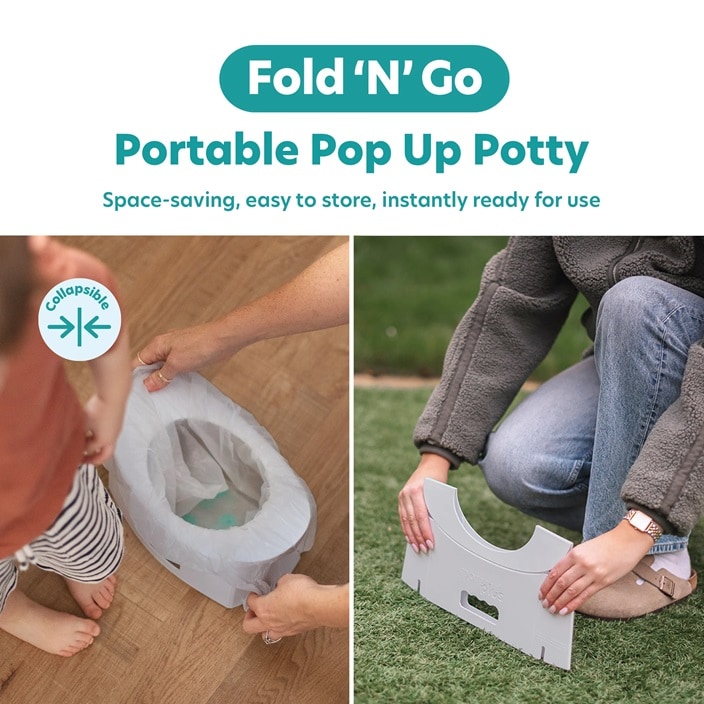 Laste Pissipott - Potette EasyGo Foldable Travel Potty