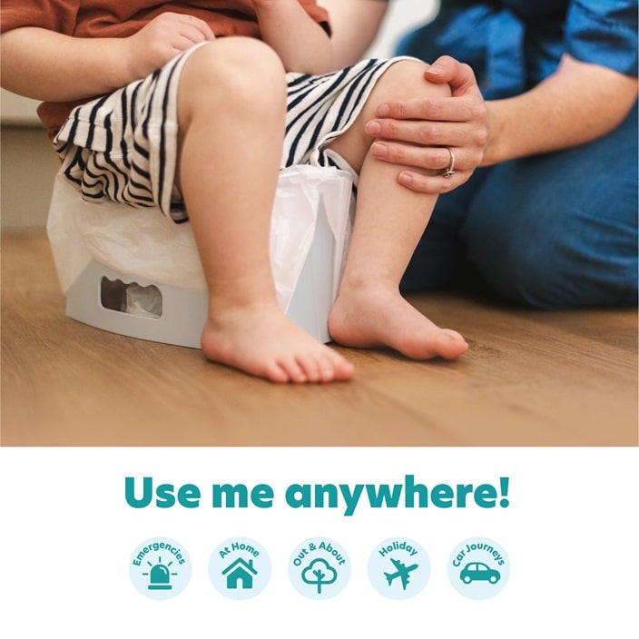 Laste Pissipott - Potette EasyGo Foldable Travel Potty