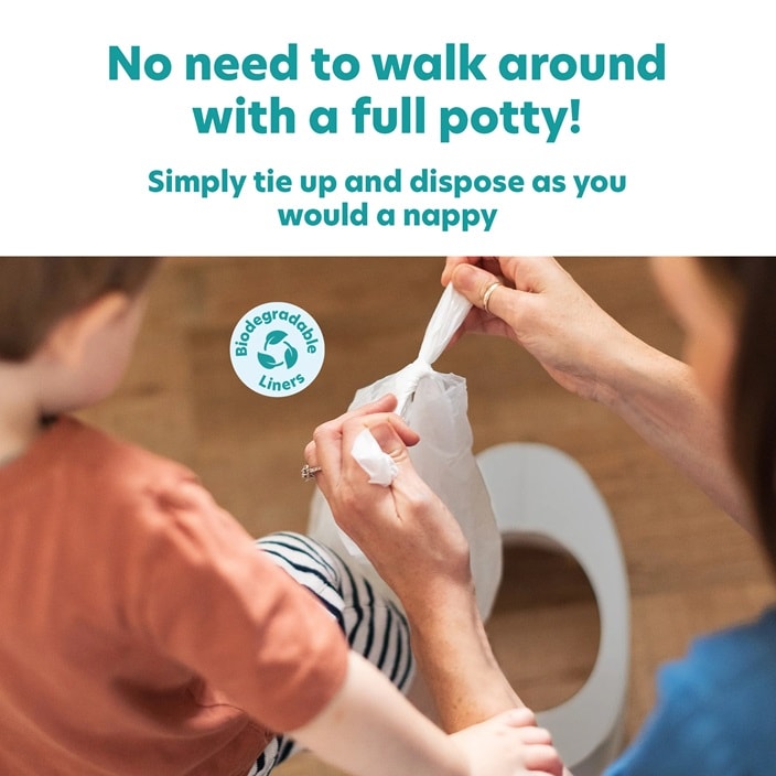 Laste Pissipott - Potette EasyGo Foldable Travel Potty