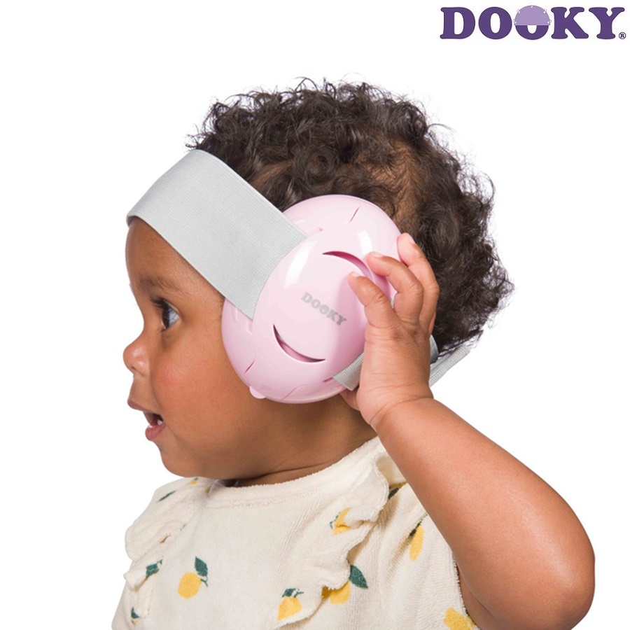 Beebi kaitsvad kõrvaklapid Dooky Baby Pink