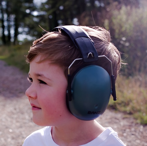 Laste kaitsvad kõrvaklapid Banz Kidz Dark Green