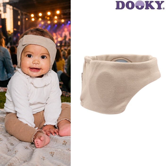 Beebi Kaitsvad Kõrvakaitsed - Dooky Headband Beige