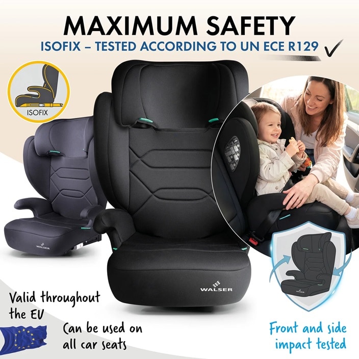 Laste kokkupandav turvatool autosse Walser Numa 2-in-1 Isofix