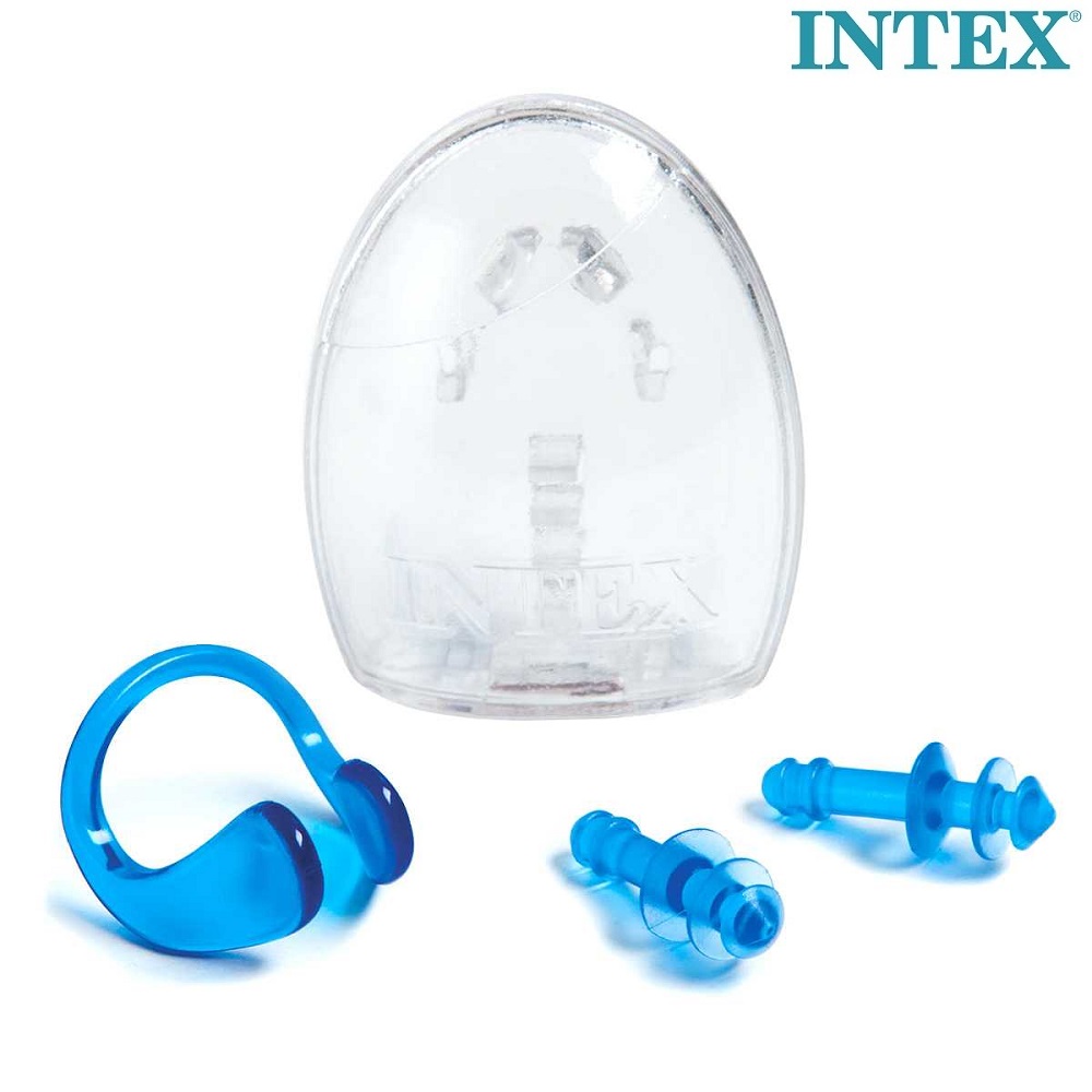 Kõrvatropid ja ninaklamber Intex Combo Set