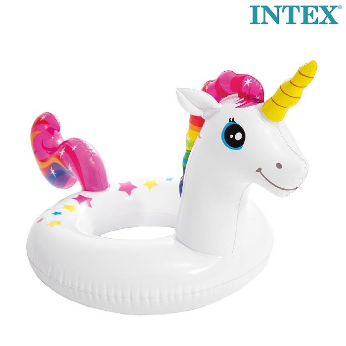 Ujumisrõngas Intex Unicorn