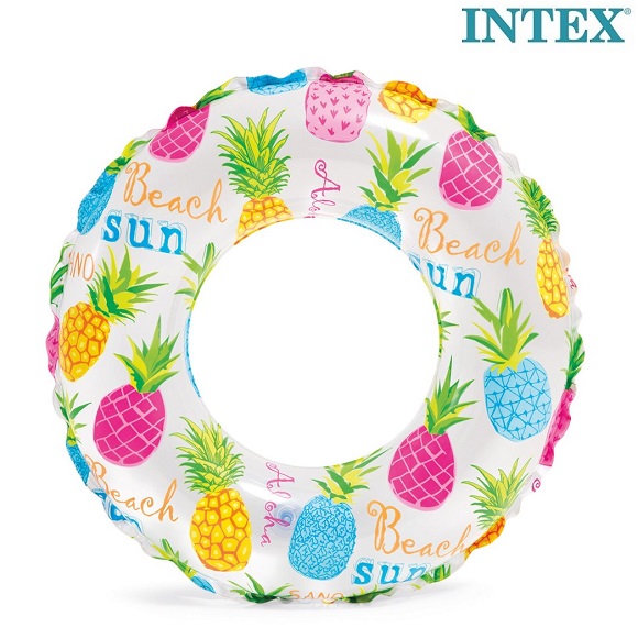 Ujumisrõngas Intex Pineapple