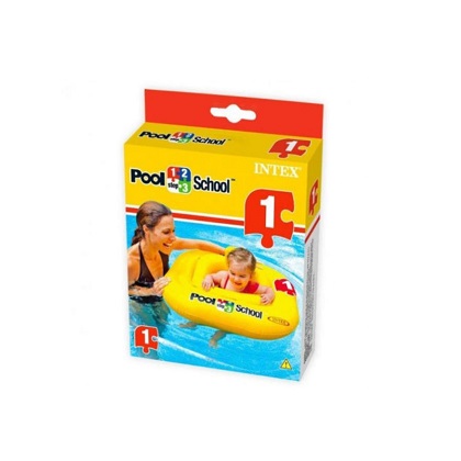 Ujumisrõngas beebile Intex Baby Float 1-2 a. Kollane