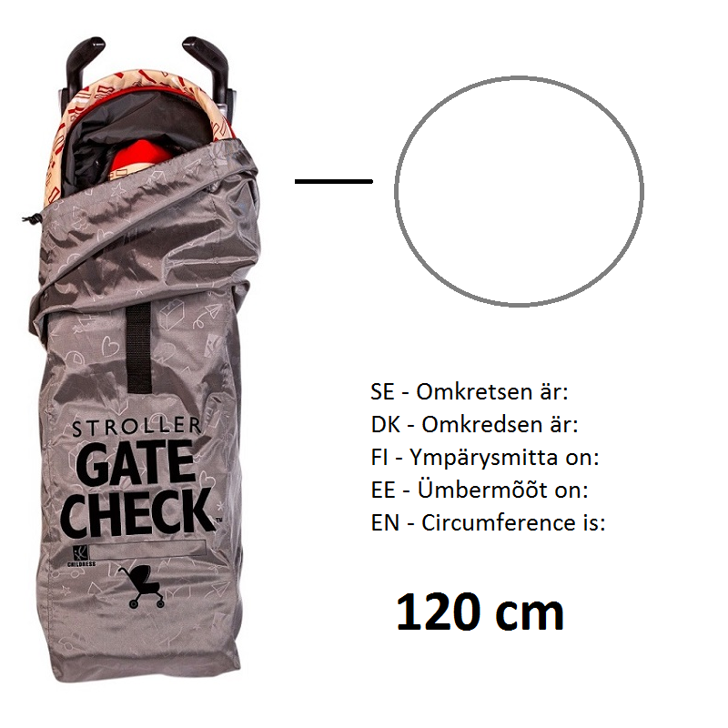 Gate Check Transpordikott Kergkärule - Deluxe