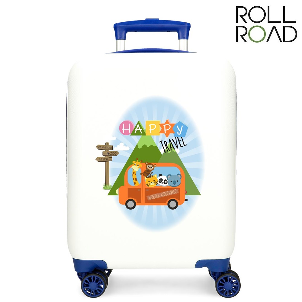 Laste kohver Roll Road Happy Travel