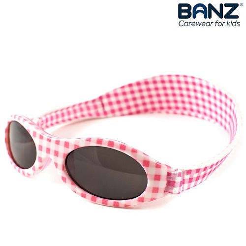 Laste päikeseprillid KidzBanz Pink Checkers