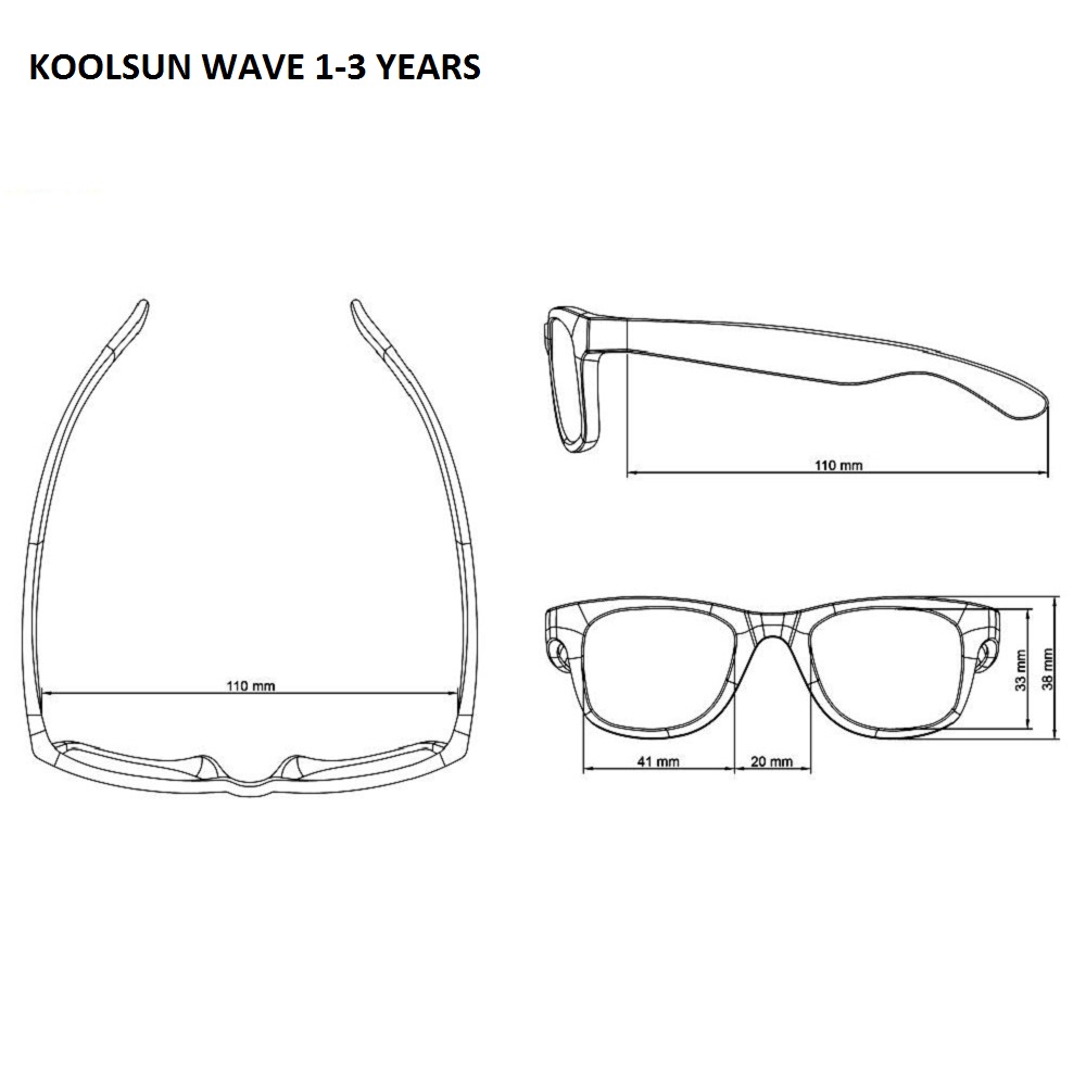 Koolsun Päikeseprillid Wave - Pink Sachet