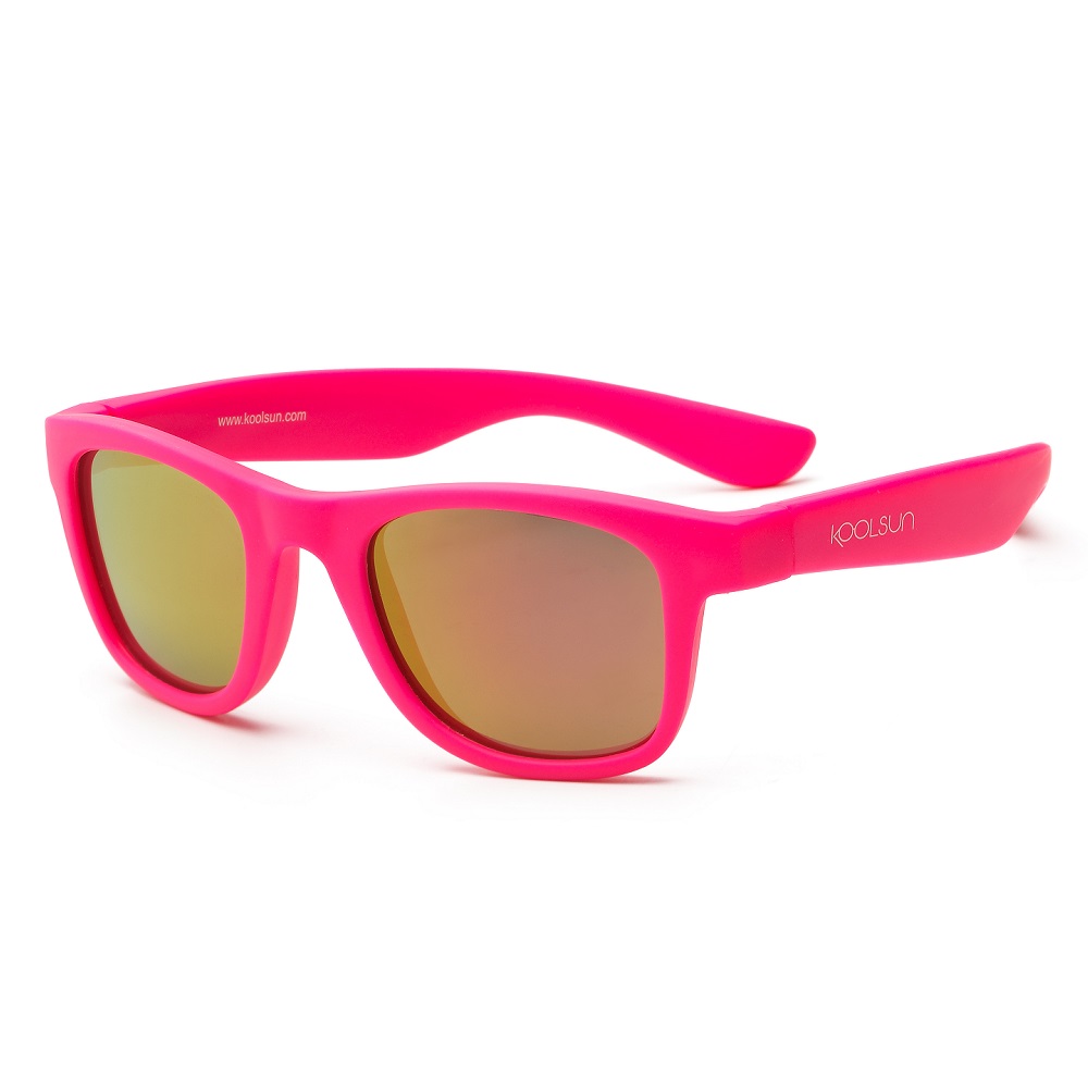 Laste päikeseprillid Koolsun Wave Neon Pink Tumeroosa