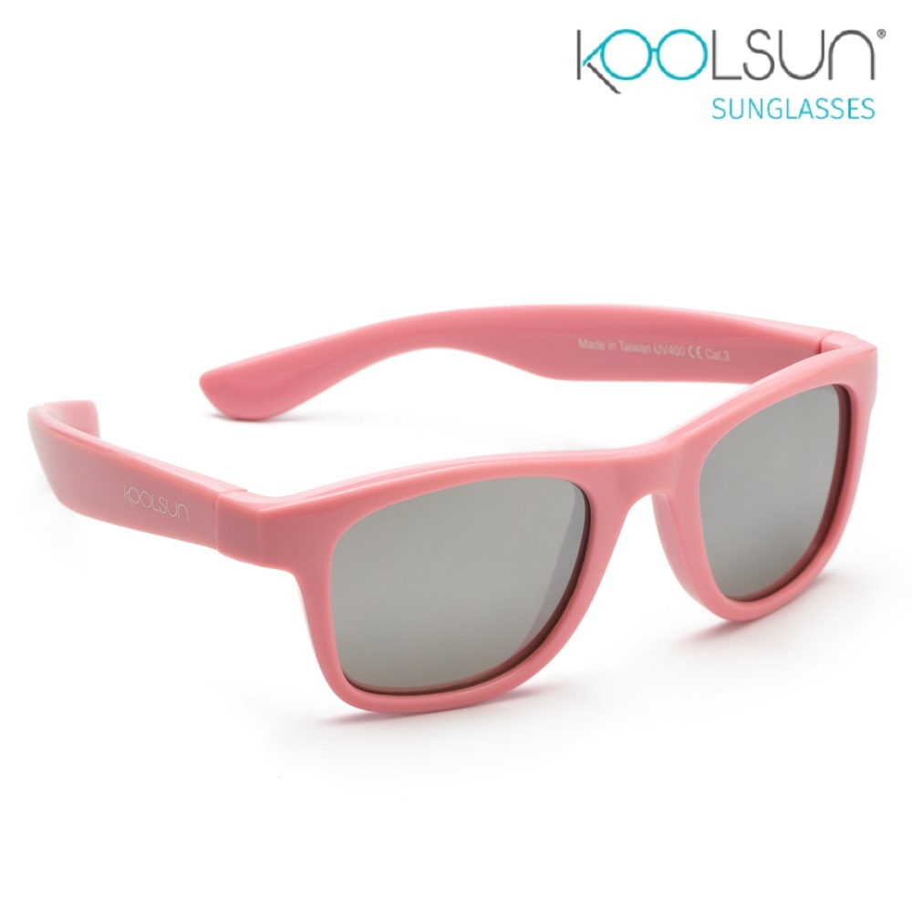 Laste päikeseprillid Koolsun Wave Pink Sachet roosa