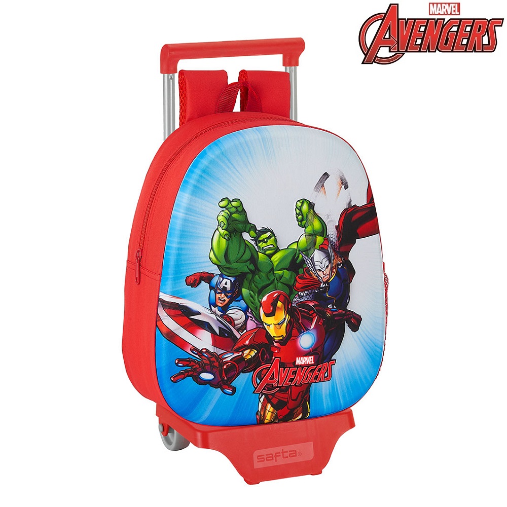 Laste kohver Trolley Backpack Avengers Heros