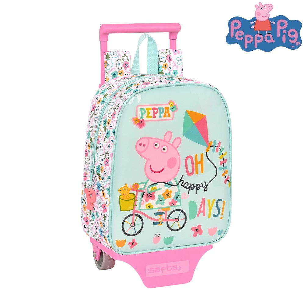Laste kohver Trolley Backpack Peppa Pig Oh Happy Days
