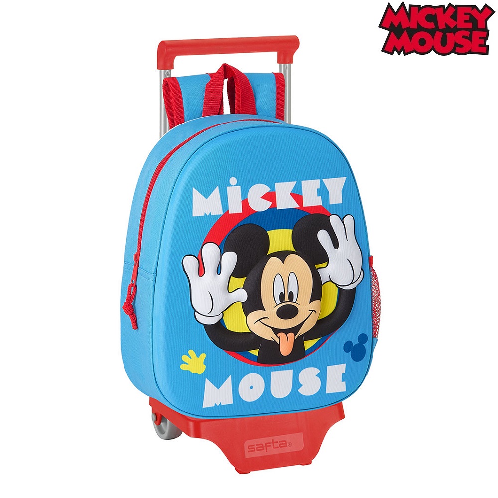Laste kohver Trolley Backpack Mickey Mouse Hello There