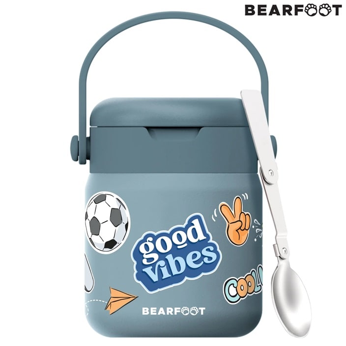 Laste toidutermos Bearfoot Good Vibes