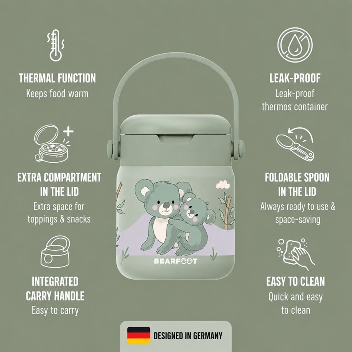 Laste toidutermos Bearfoot Koala