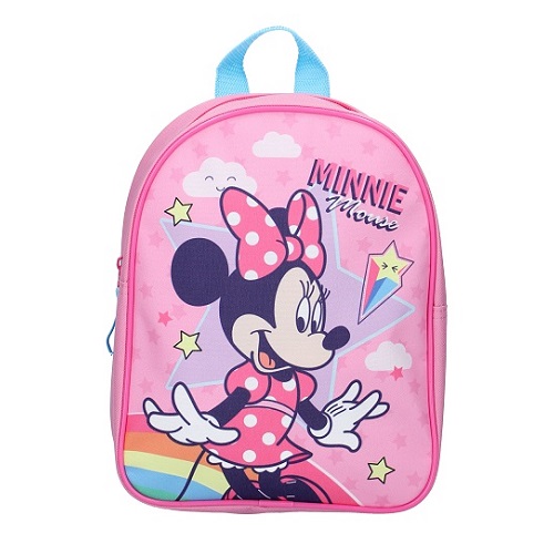 Laste seljakott Minnie Mouse Stars and Rainbows roosa