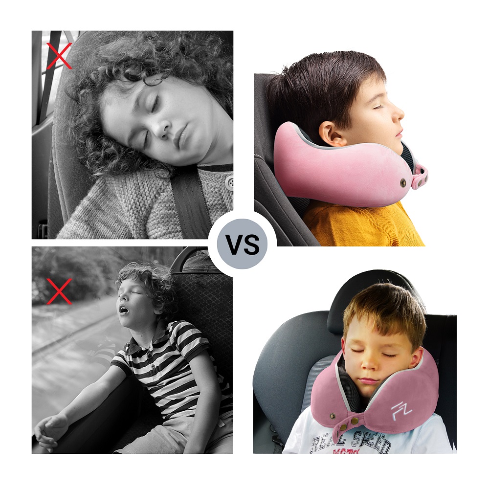 Laste kaelapadi Flowzoom Comfy Kids Pink