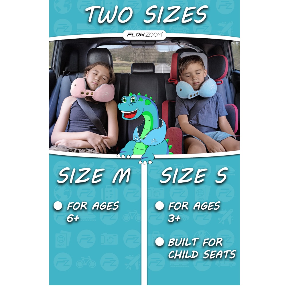 Laste kaelapadi FlowZoom Comfy Kids Blue Small