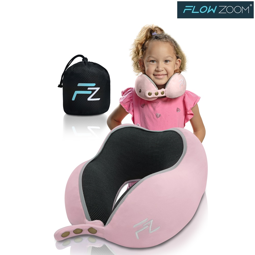 Laste kaelapadi FlowZoom Comfy Kids Pink Small