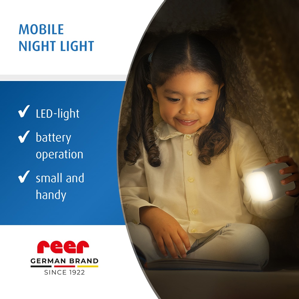 Laste Öölamp - Reer Sleeplight 2-in-1 Creme