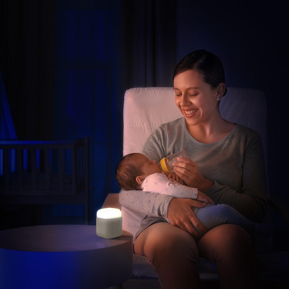 Laste Öölamp - Reer Sleeplight 2-in-1 Creme