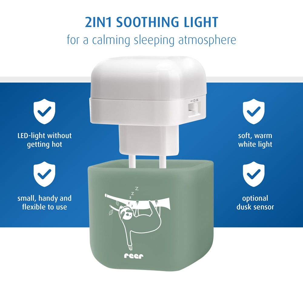 Laste Öölamp - Reer Sleeplight 2-in-1 Eucalypt