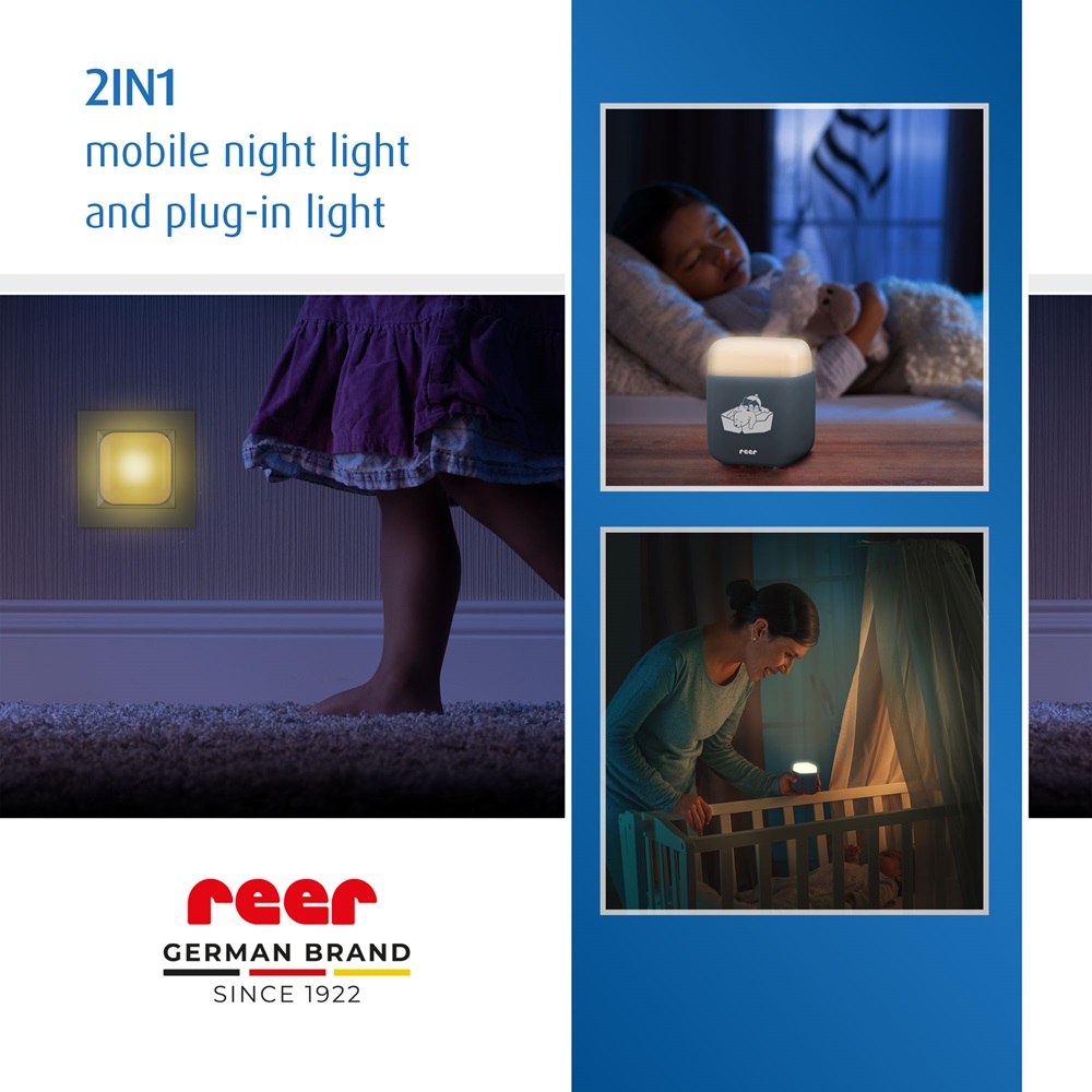 Laste Öölamp - Reer Sleeplight 2-in-1 Blue