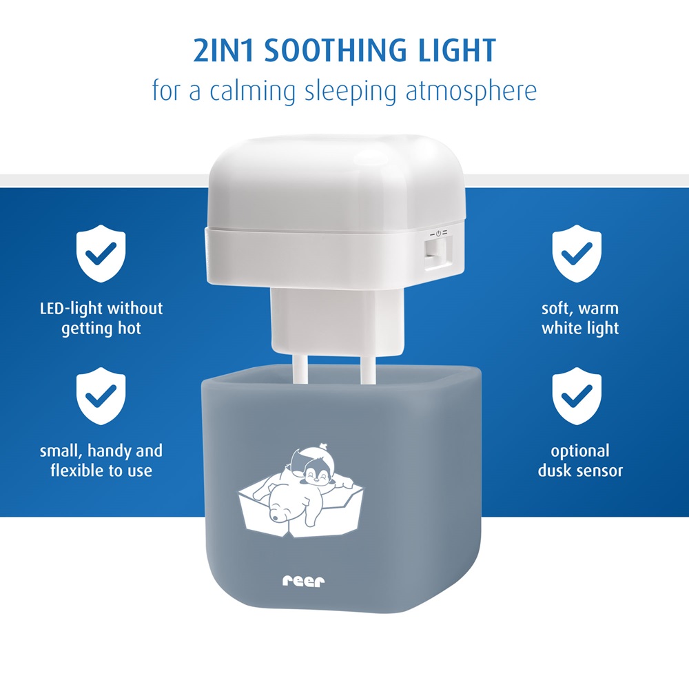 Laste Öölamp - Reer Sleeplight 2-in-1 Blue