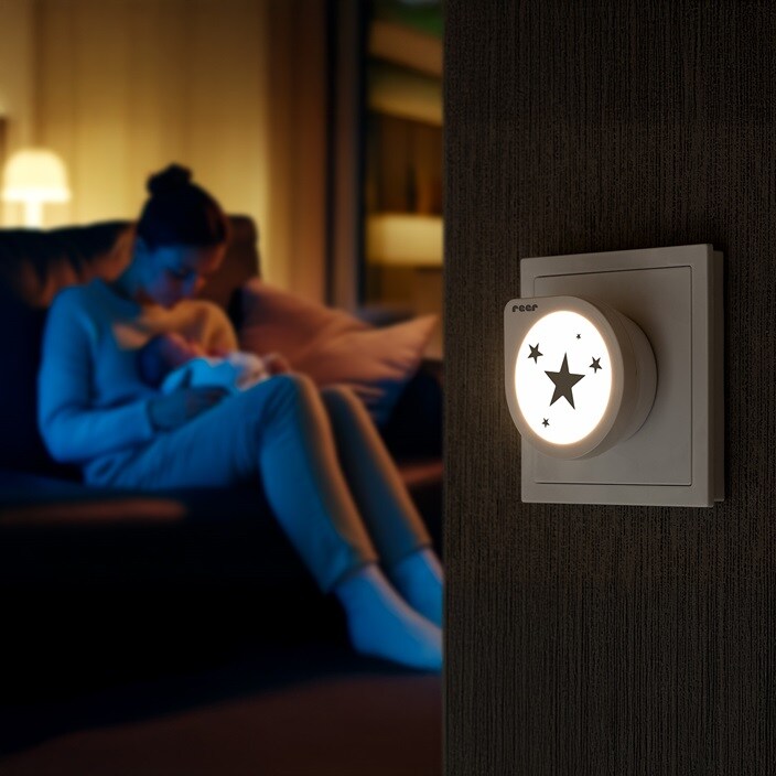 Laste öölamp Reer NightGuide Star