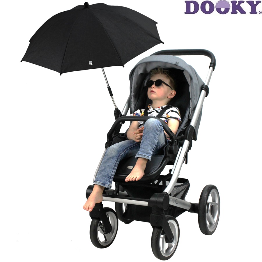 Päikesevari vankrile Dooky Buggy Parasol Umbrella Black